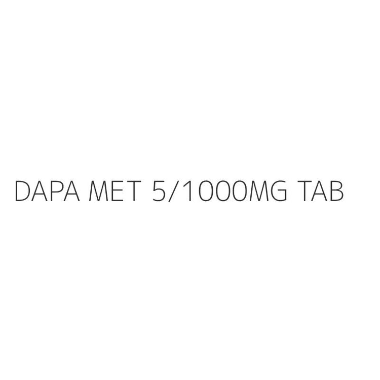 DAPA MET 5/1000MG TAB