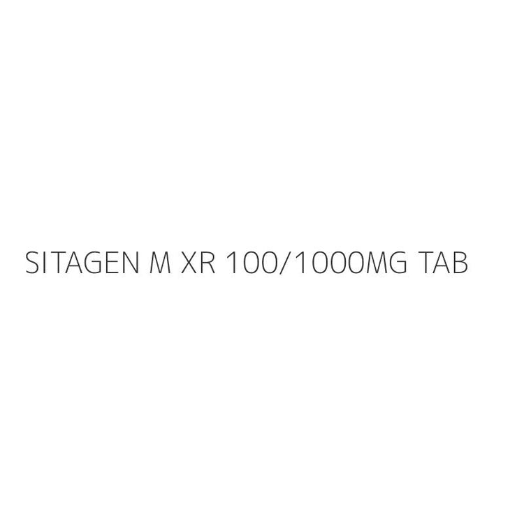 SITAGEN M XR 100/1000MG TAB