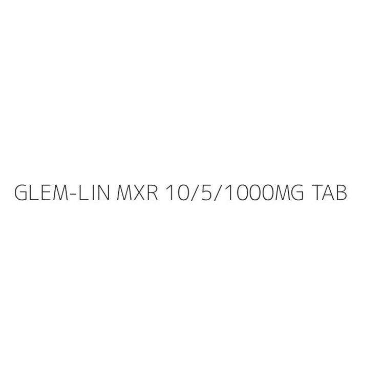 GLEM-LIN MXR 10/5/1000MG TAB