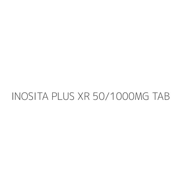 INOSITA PLUS XR 50/1000MG TAB