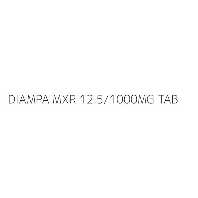 DIAMPA MXR 12.5/1000MG TAB