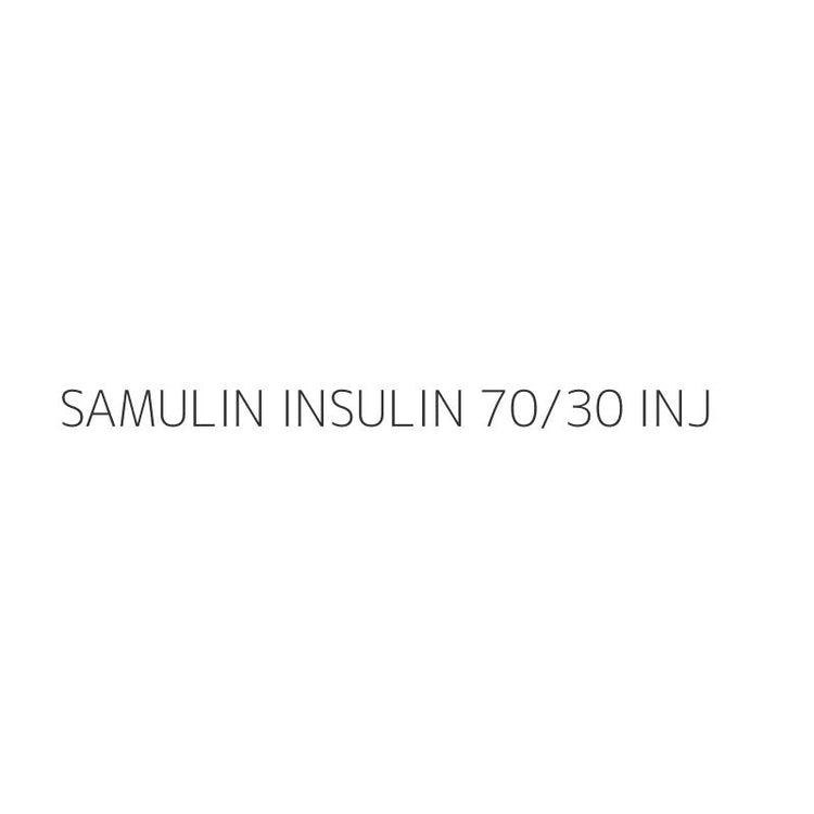 SAMULIN INSULIN 70/30 INJ