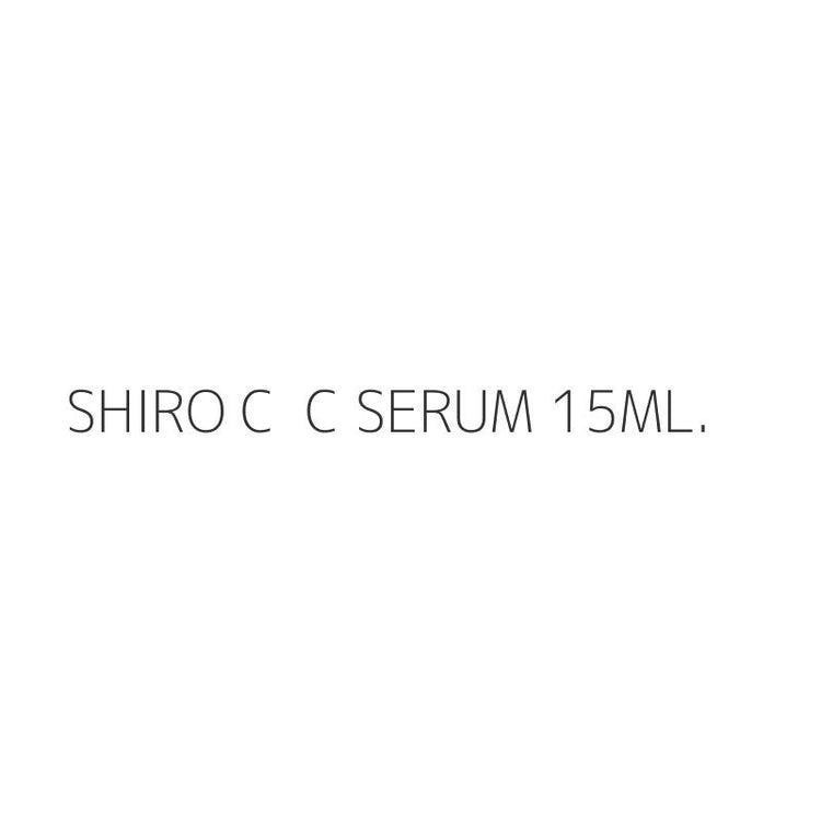 SHIRO C C SERUM 15ML.