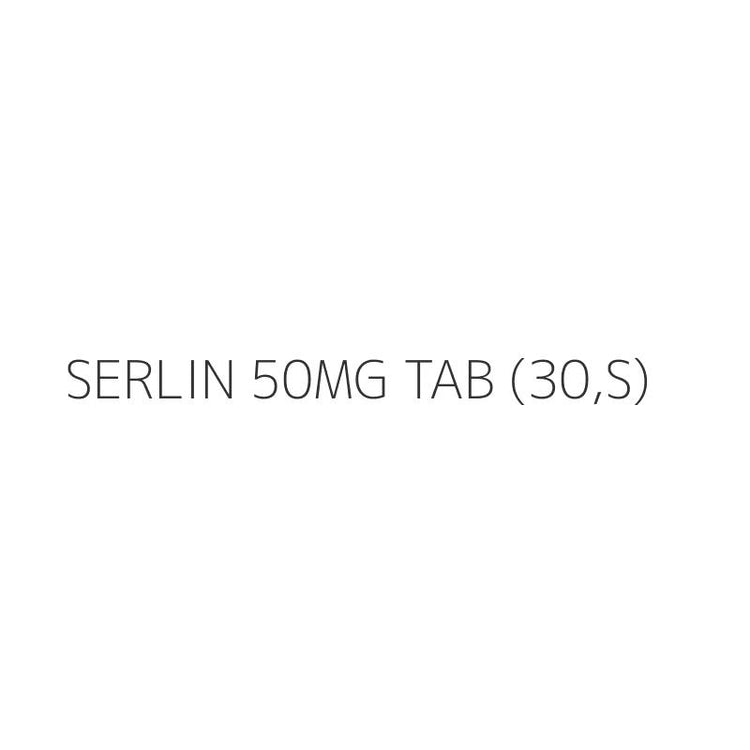 SERLIN 50MG TAB (30,S)