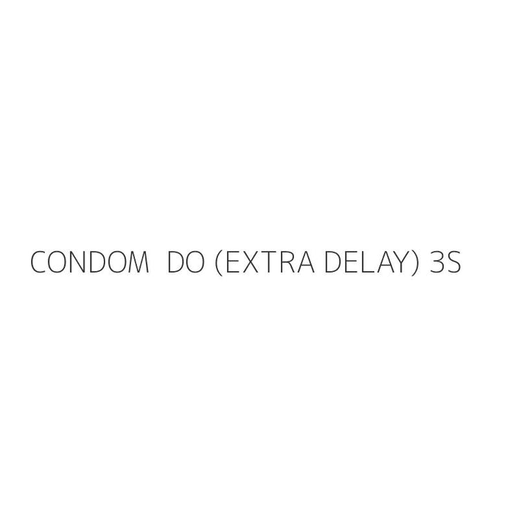 CONDOM DO (EXTRA DELAY) 3S