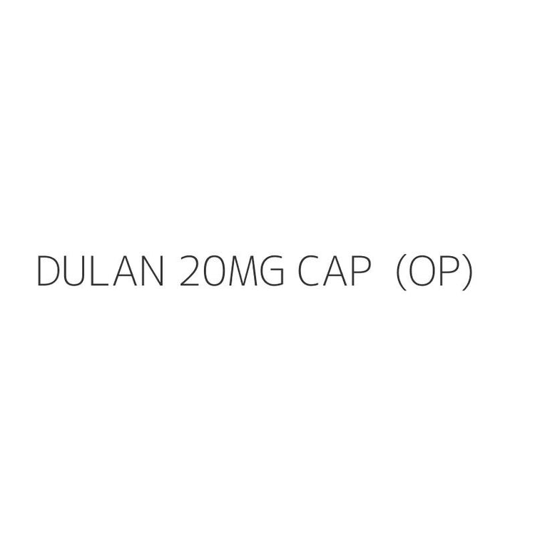 DULAN 20MG CAP (OP)