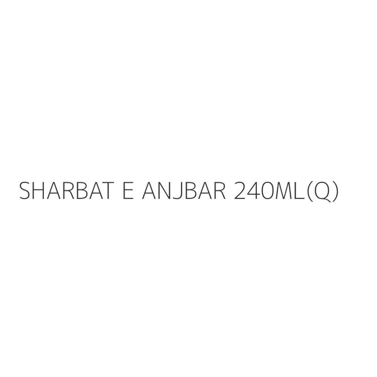 SHARBAT E ANJBAR 240ML(Q)
