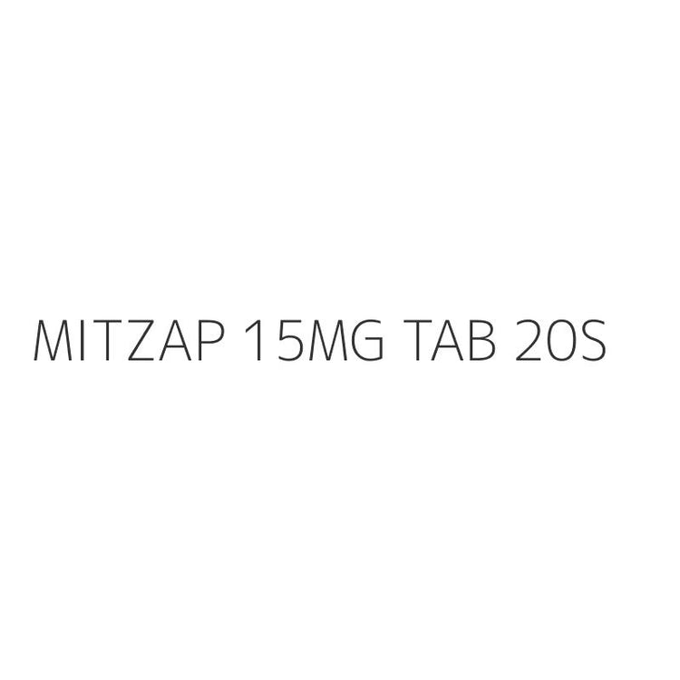 MITZAP 15MG TAB 20S