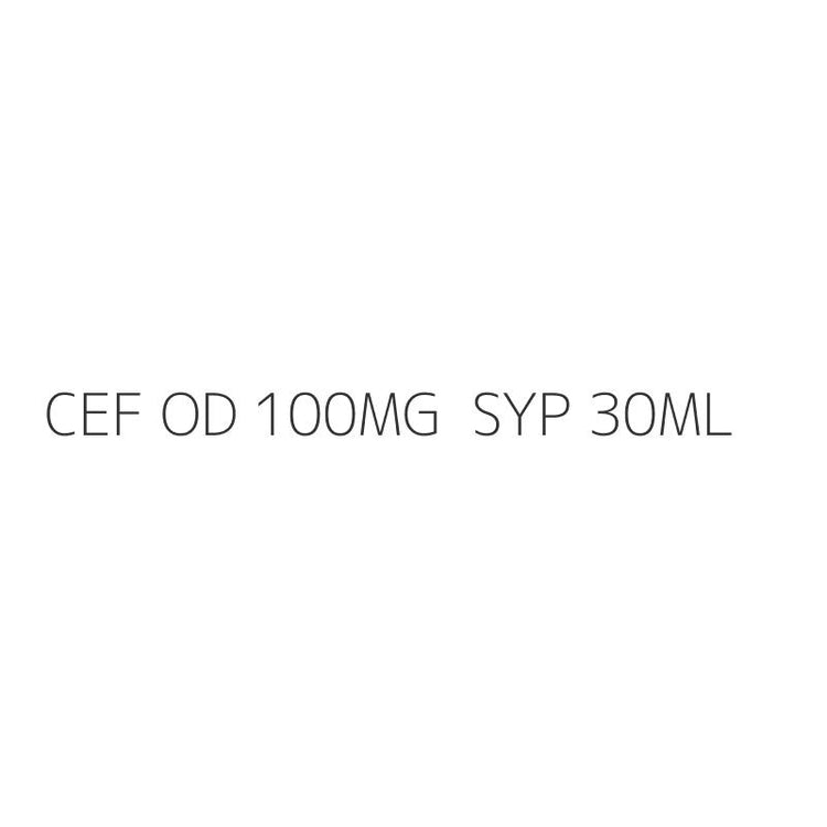 CEF OD 100MG SYP 30ML