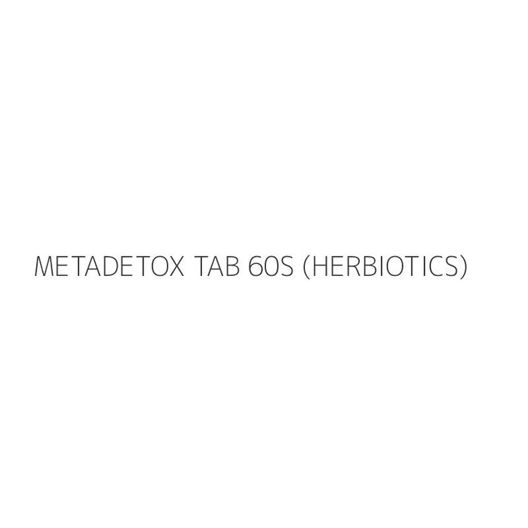 METADETOX TAB 60S (HERBIOTICS)