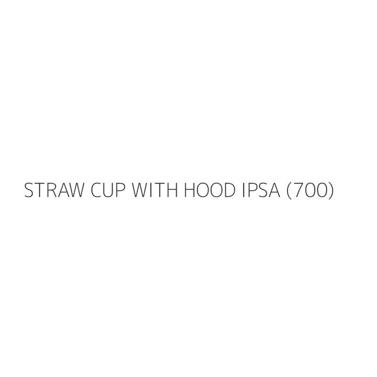 STRAW CUP WITH HOOD IPSA (700)