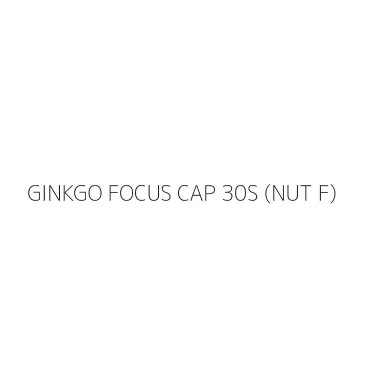 GINKGO FOCUS CAP 30S (NUT F)
