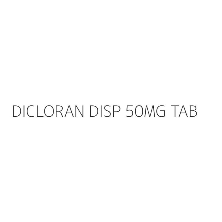 DICLORAN DISP 50MG TAB