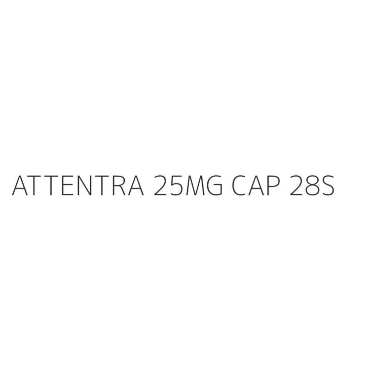 ATTENTRA 25MG CAP 28S