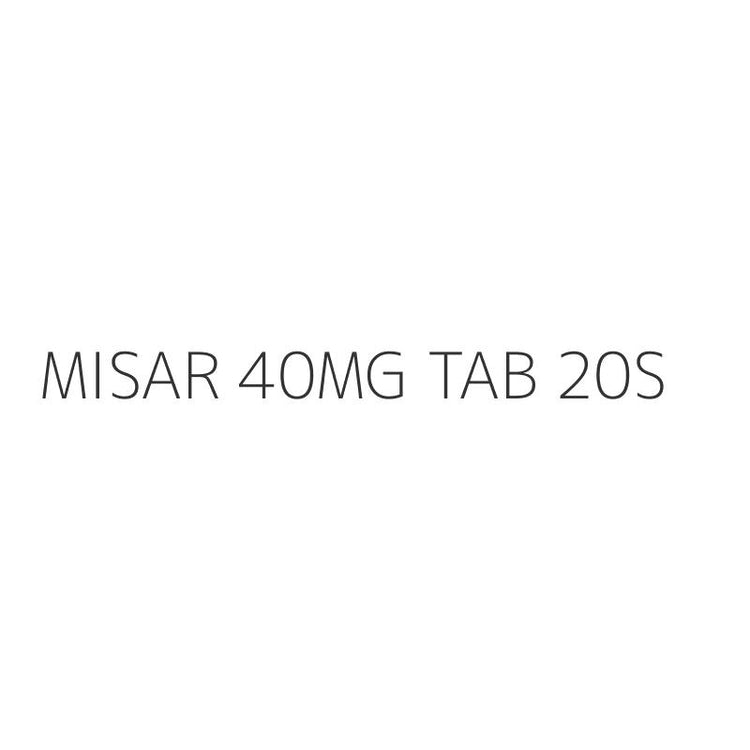 MISAR 40MG TAB 20S