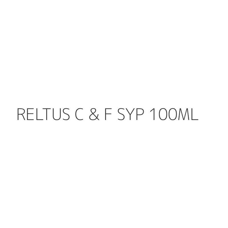 RELTUS C & F SYP 100ML