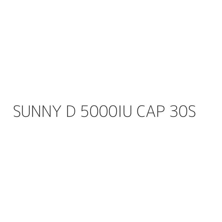 SUNNY D 5000IU CAP 30S