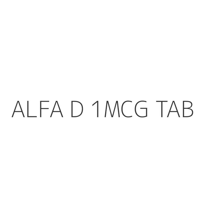 ALFA D 1MCG TAB