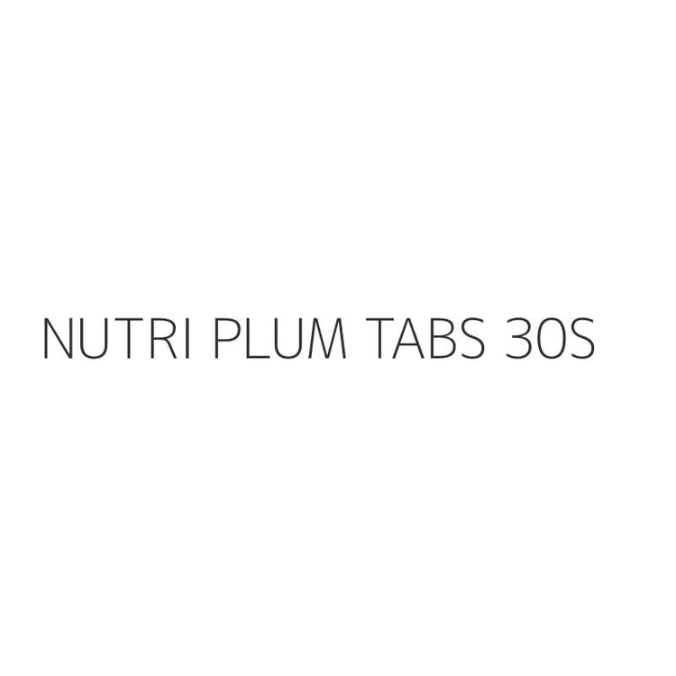 NUTRI PLUM TABS 30S