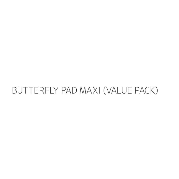 BUTTERFLY PAD MAXI (VALUE PACK)