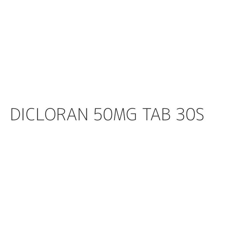 DICLORAN 50MG TAB 30S