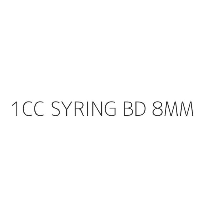 1CC SYRING BD 8MM