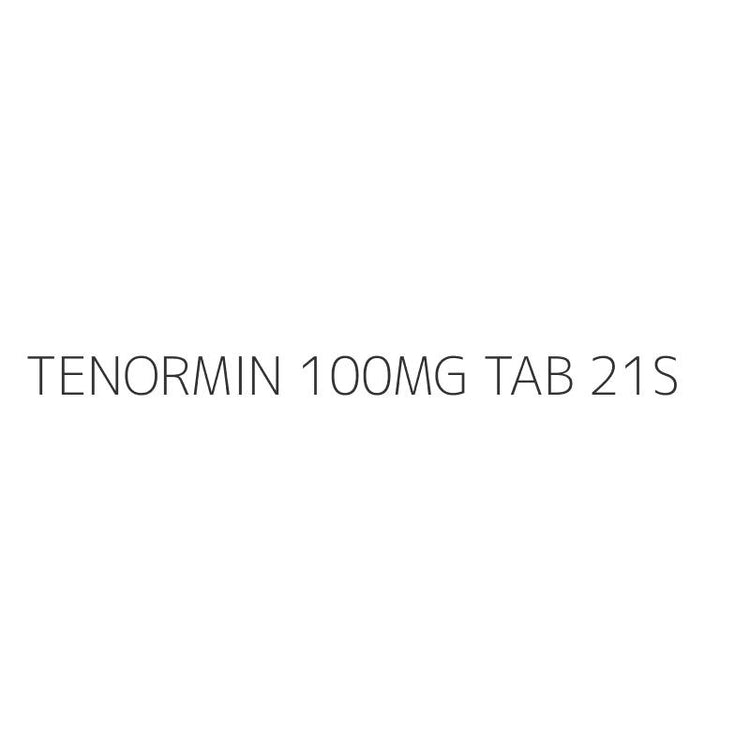 TENORMIN 100MG TAB 21S