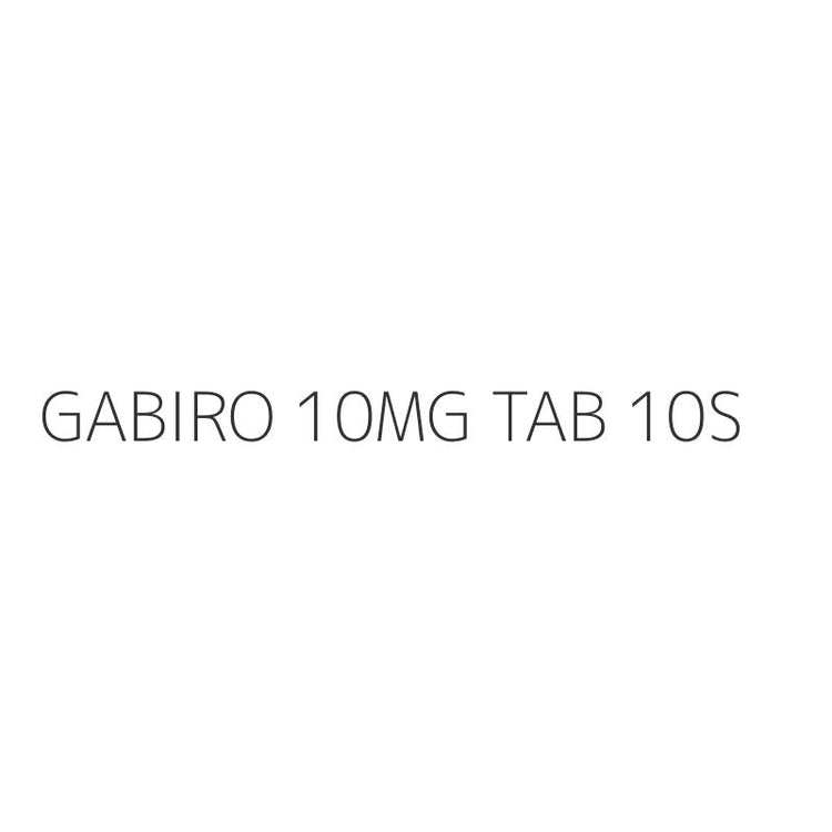 GABIRO 10MG TAB 10S