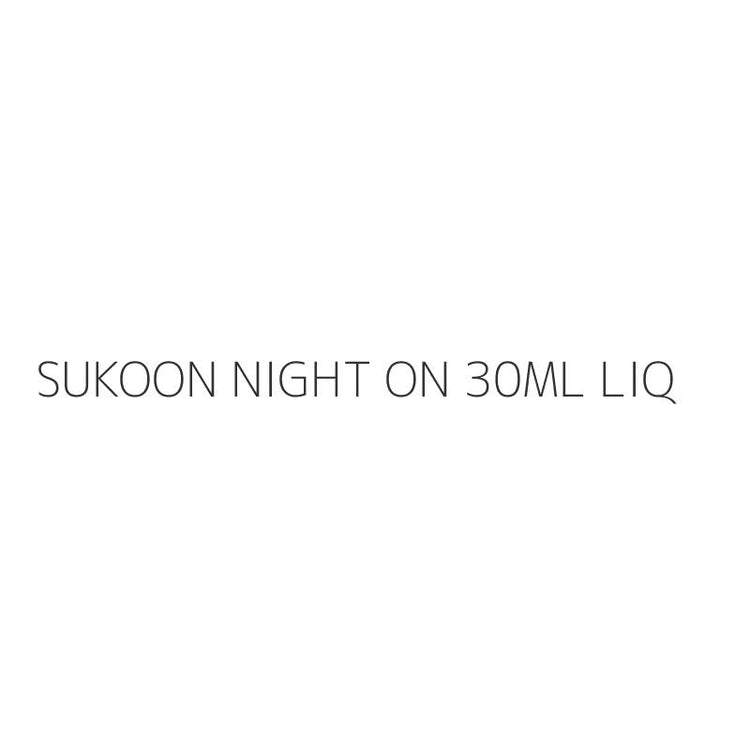 SUKOON NIGHT ON 30ML LIQ