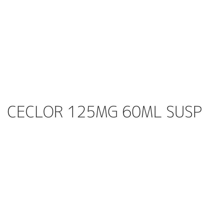 CECLOR 125MG 60ML SUSP