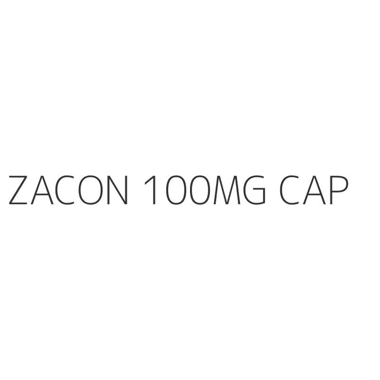 ZACON 100MG CAP