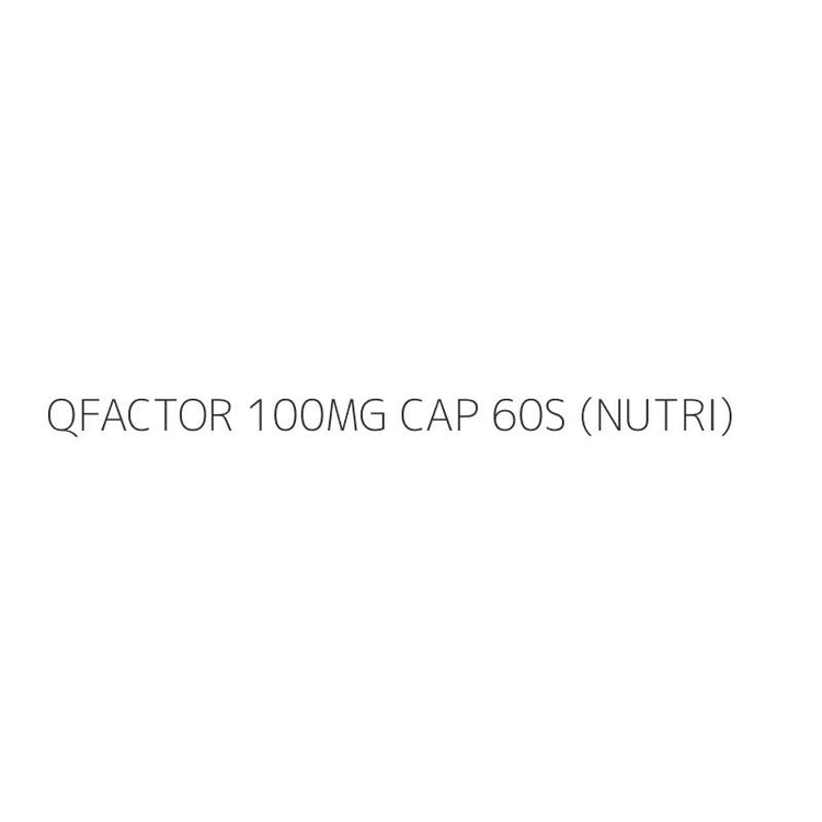 QFACTOR 100MG CAP 60S (NUTRI)