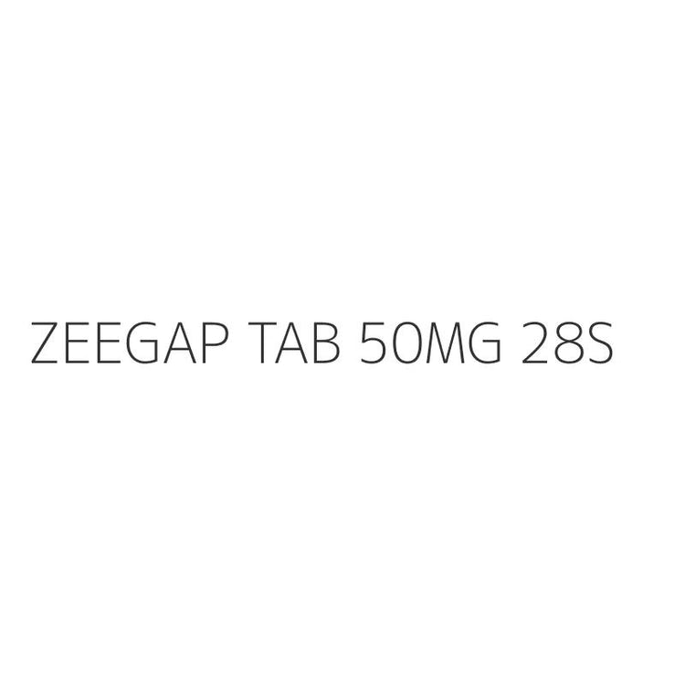 ZEEGAP TAB 50MG 28S