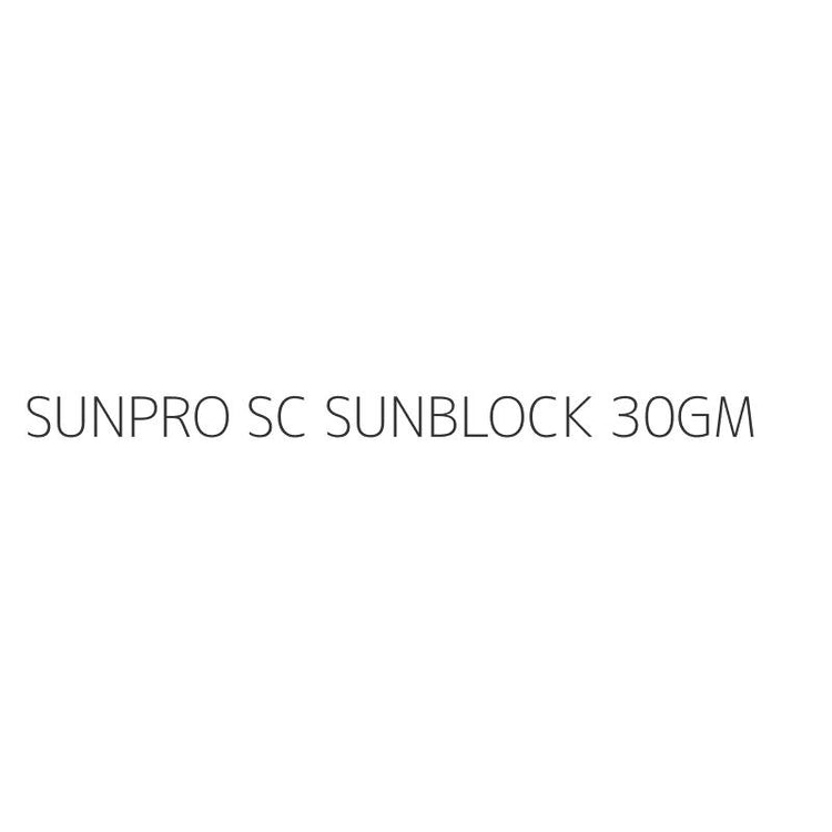 SUNPRO SC SUNBLOCK 30GM
