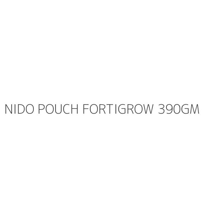 NIDO POUCH FORTIGROW 390GM