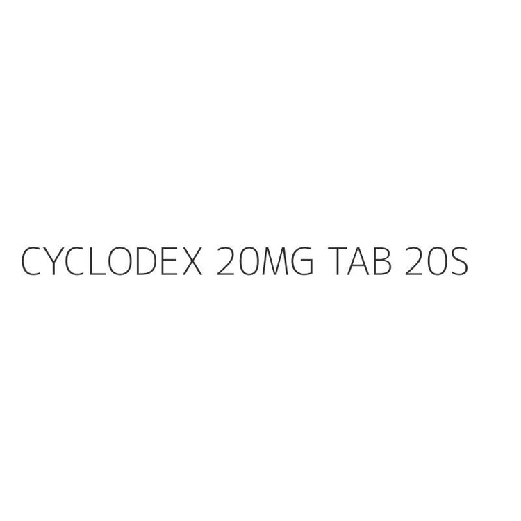 CYCLODEX 20MG TAB 20S
