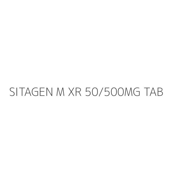 SITAGEN M XR 50/500MG TAB