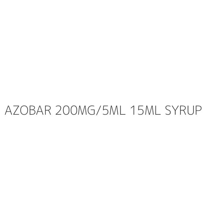 AZOBAR 200MG/5ML 15ML SYRUP