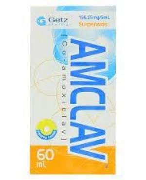AMCLAV 156.25MG SUSP