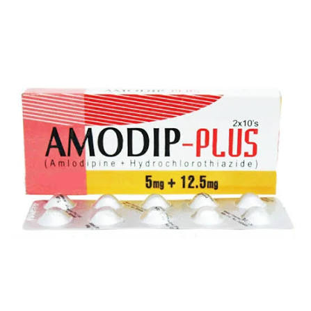 AMODIP PLUS 5/12.5MG TAB