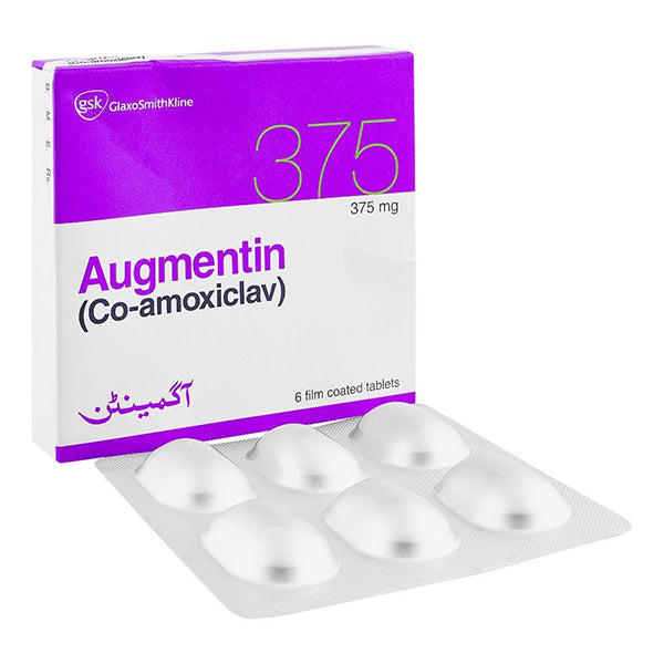 AUGMENTIN 375MG TAB 18S