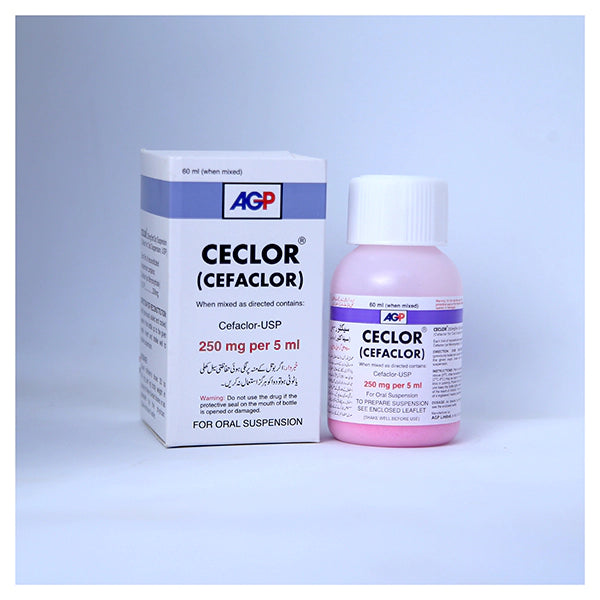 CECLOR 250MG 60ML SUSP