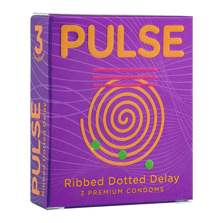 CONDOM PULSE (RIBBED DOTTED DELAY)