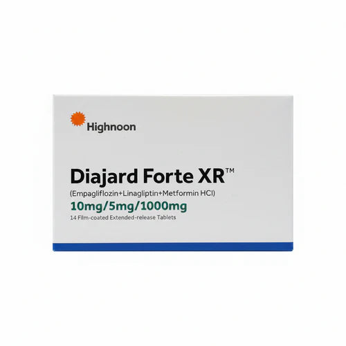 DIAJARD FORTE XR 10/5/1000M TAB 14S