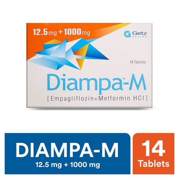 DIAMPA M 12.5/1000MG TAB
