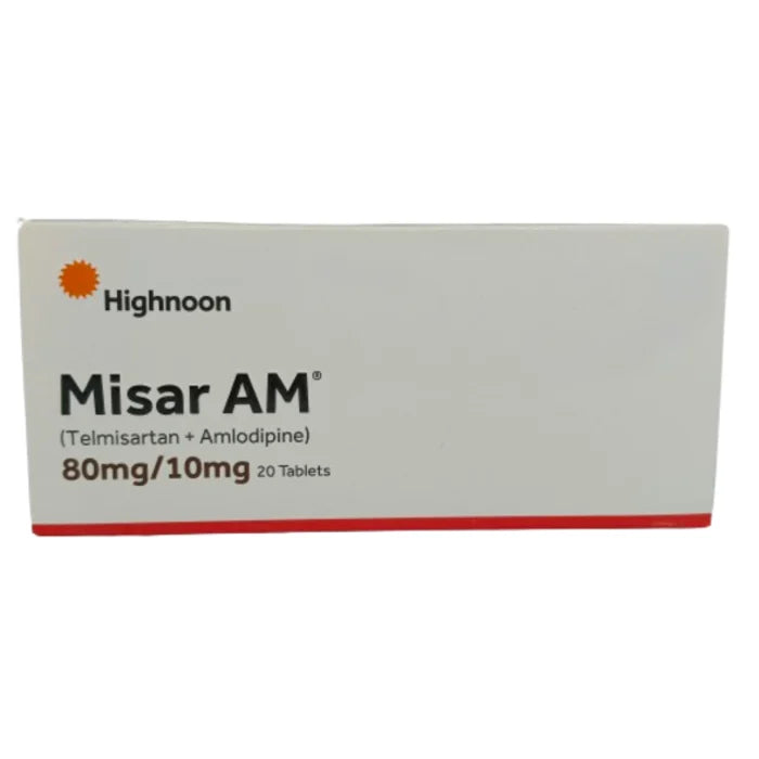 MISAR AM 80/10MG TAB 20S