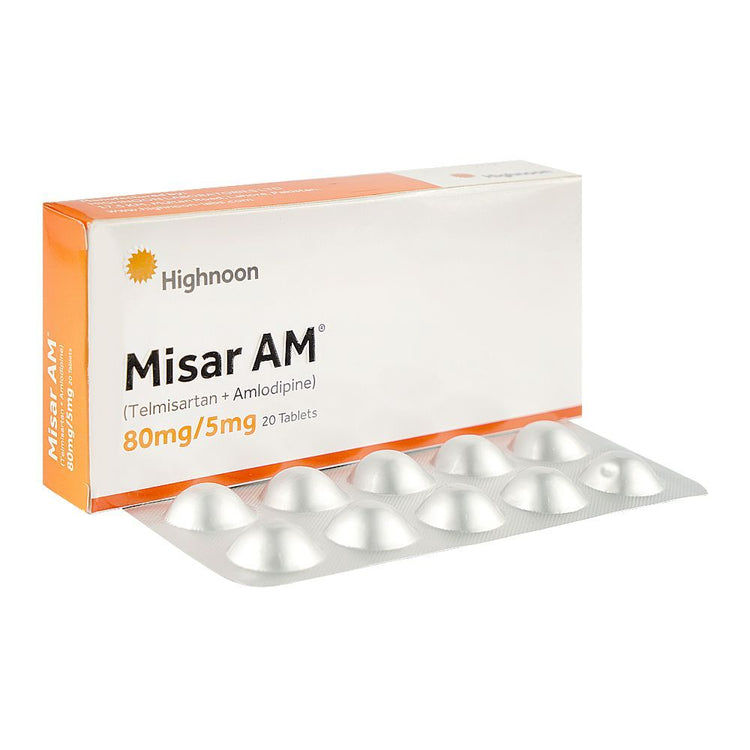 MISAR AM 80/5MG TAB 20S