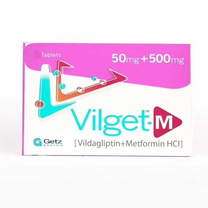 VILGET 50/500MG TAB 28S