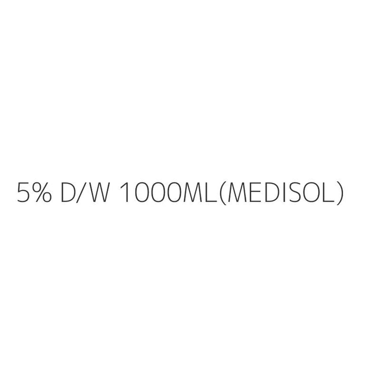 5% D/W 1000ML(MEDISOL)