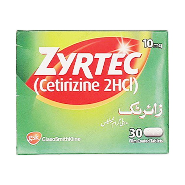 ZYRTEC TAB 30'S